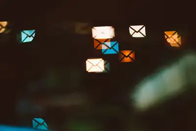 Professional composing a thoughtful email to strengthen client relationships